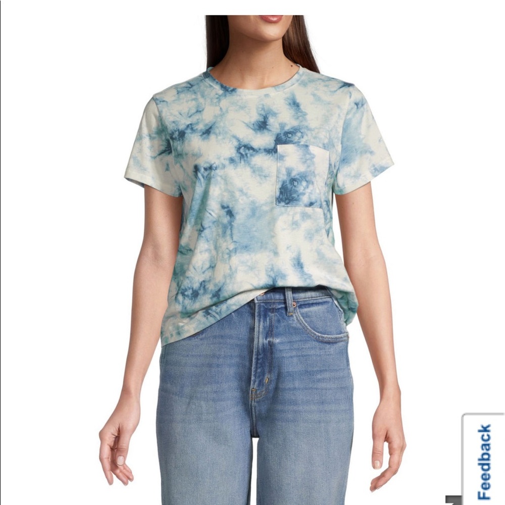 Arizona Women’s Juniors Tie Dye Short Sleeve Top